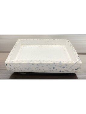 Jonathan Adler Now House Bathroom Bath Tray Vanity Heavy Minimalist 5.5 x 4